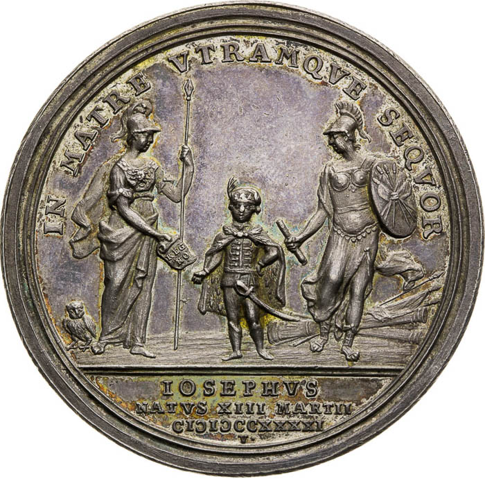 Silver Medal 1741 - back