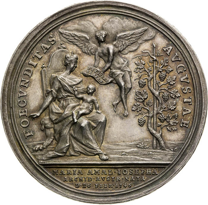 Silver Medal 1746 - back