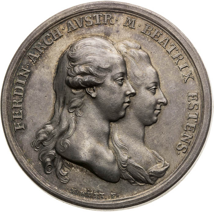 Silver Medal 1775 - front