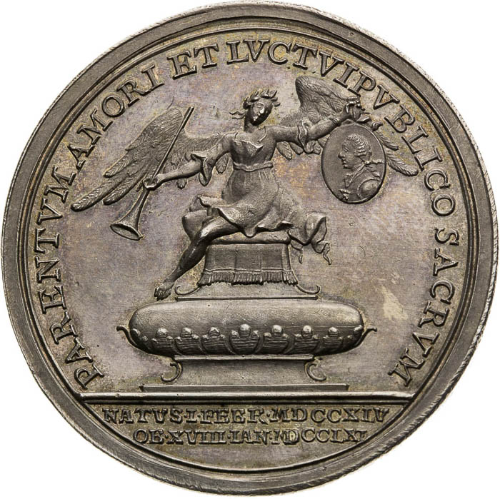 Silver Medal 1761 - back