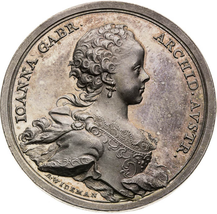 Silver Medal 1762 - front
