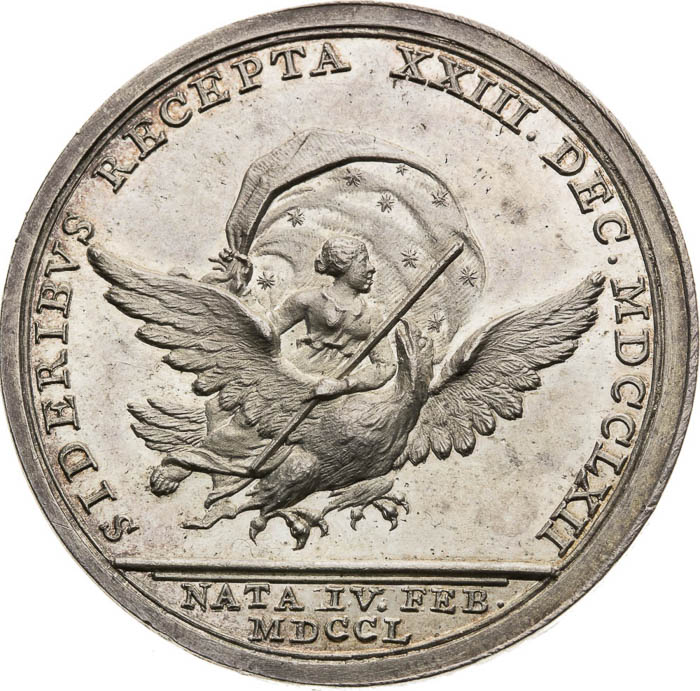 Silver Medal 1762 - back