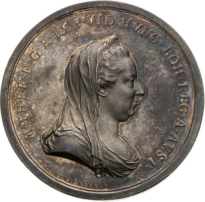 Silver Medal 1780 - front