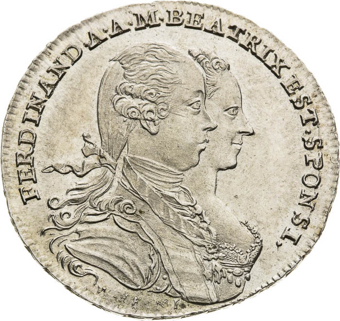 Silver Token 1771 - front