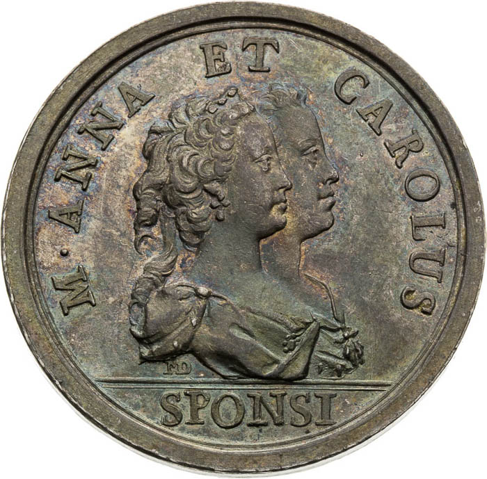 Silver Medal 1744 - front