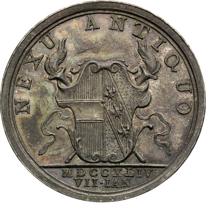 Silver Medal 1744 - back