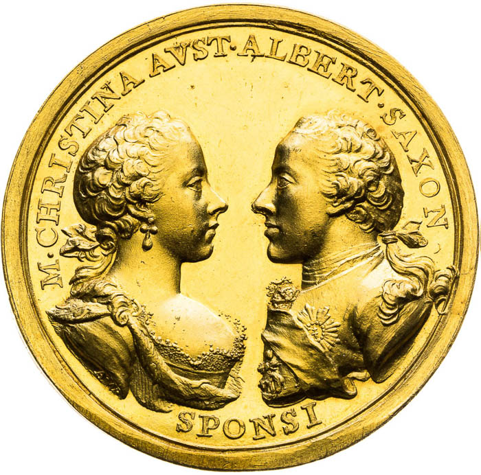 Gold Medal 1766 (10 Ducats) - front