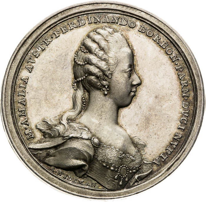 Silver Medal 1769 - front