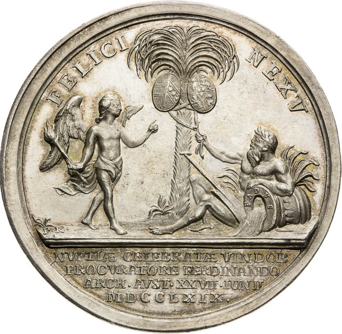 Silver Medal 1769 - back