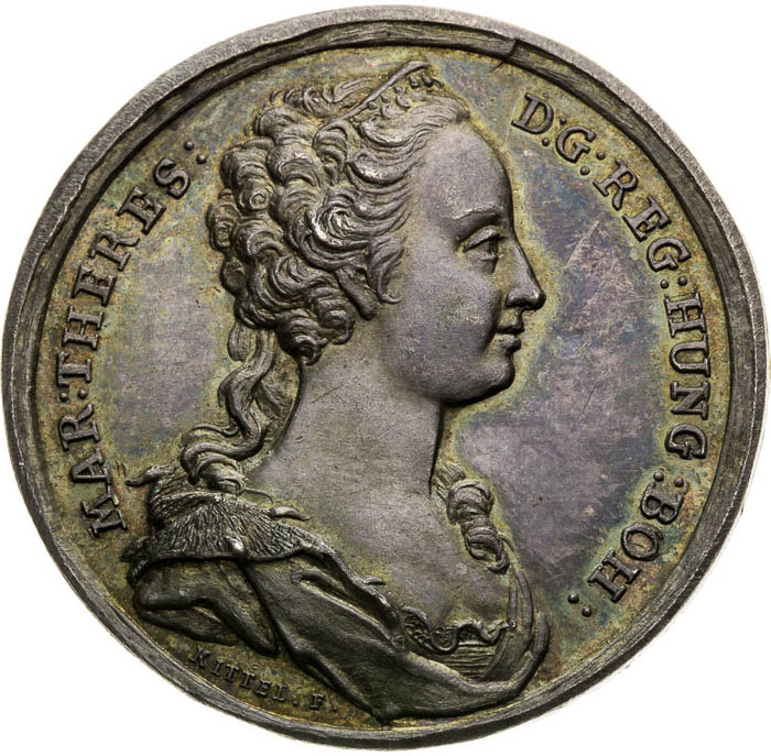 Silver Medal 1743 - front