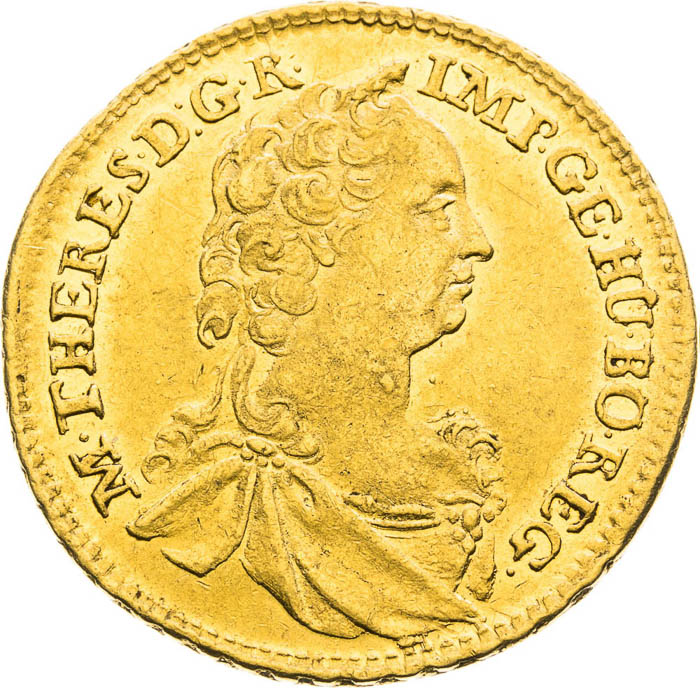  Zlatý žetón 1753 (Dukát) - averz
