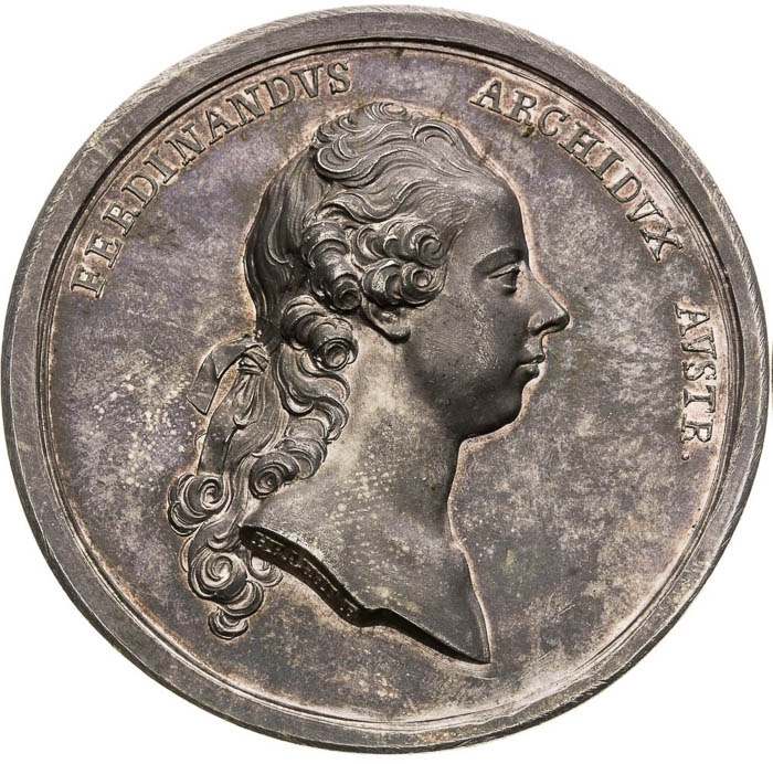 Strieborná medaila 1771 - averz