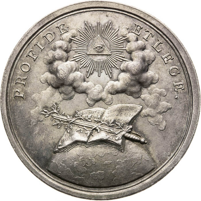 Silver Medal (1754) - back