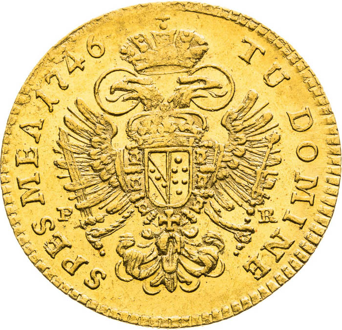 Ducat 1746 - back