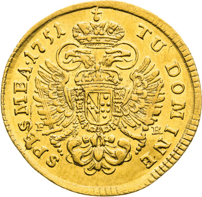 Ducat 1751 - back