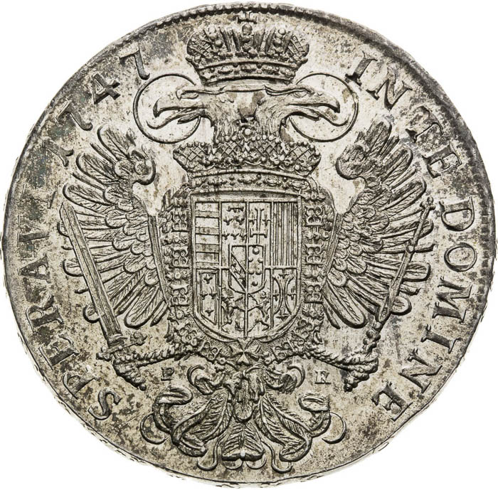 Thaler 1747 - back