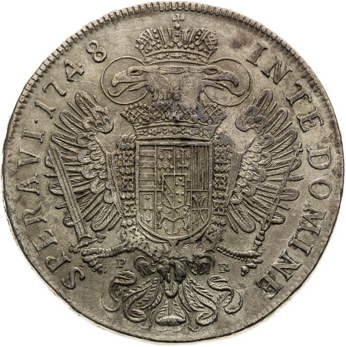 Thaler 1748 - back