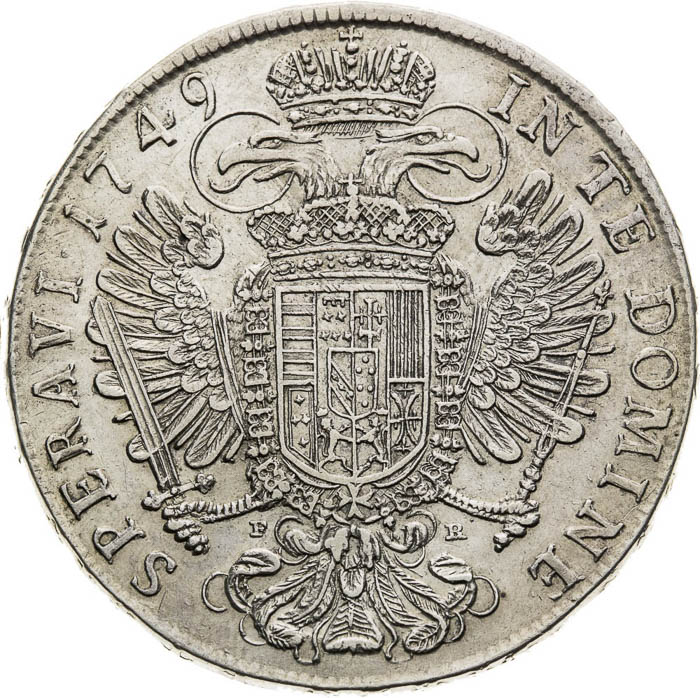 Thaler 1749 - back