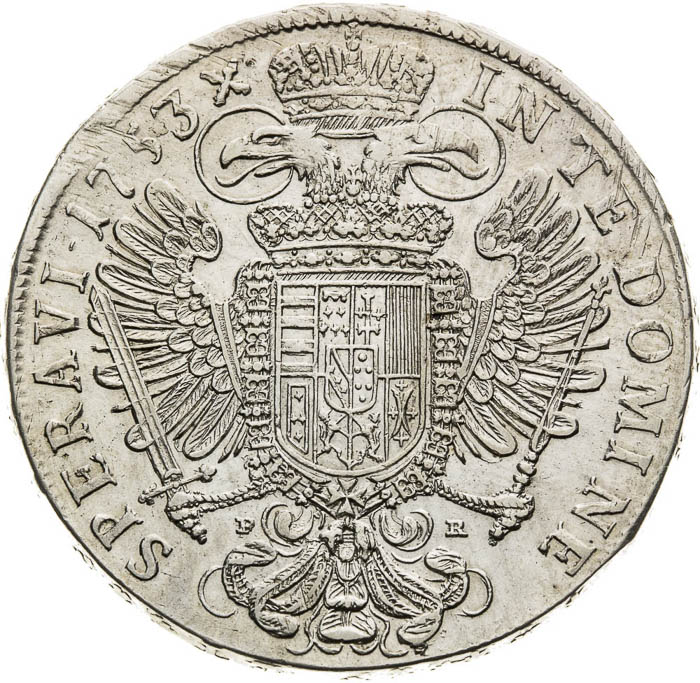 Thaler 1753 - back