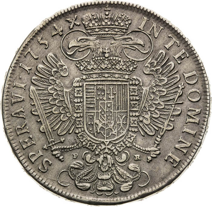 Thaler 1754 - back