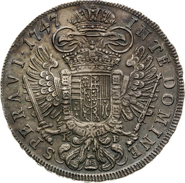 Thaler 1747 - back