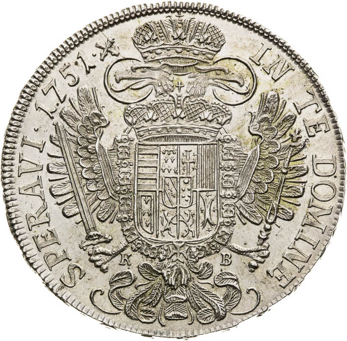 Tolar 1751 - revers