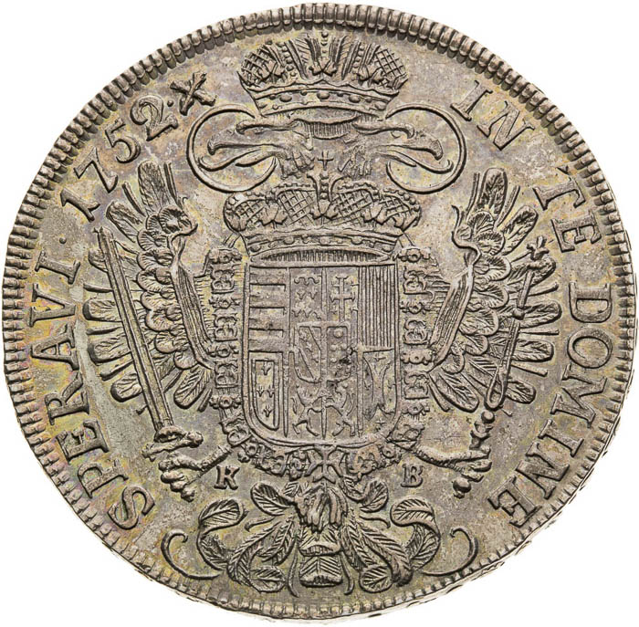 Tolar 1752 - revers