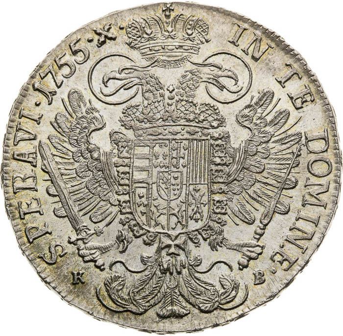 Tolar 1755 - revers