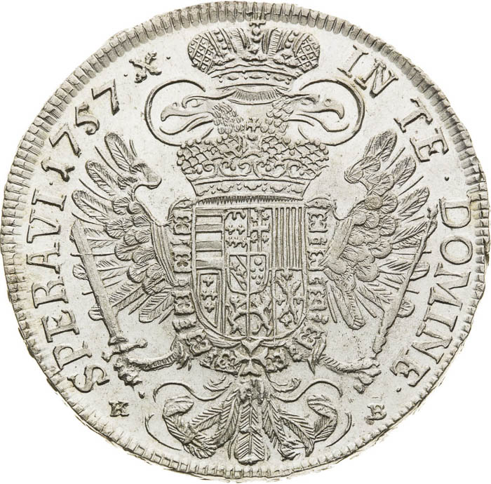 Tolar 1757 - revers