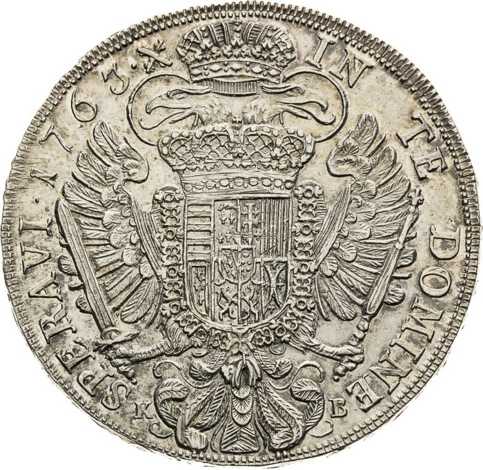 Tolar 1763 - revers