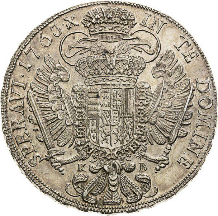 Tolar 1763 - revers