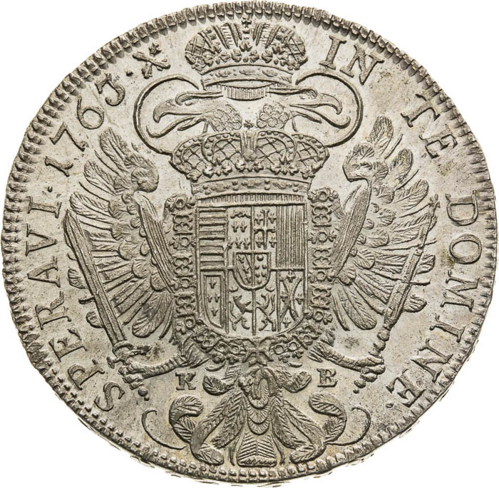 Tolar 1763 - revers