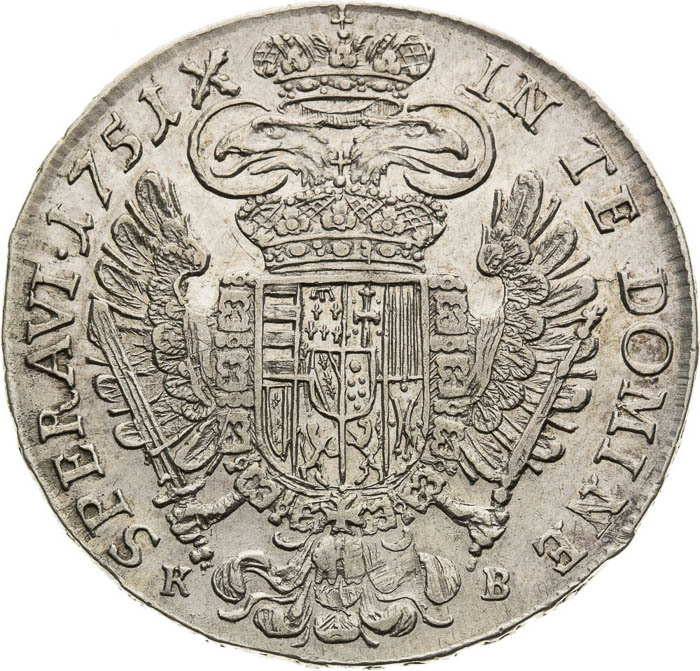 1/2 Tolar 1751 - revers