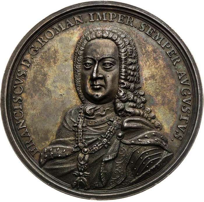 Stříbrná medaile 1745 - avers
