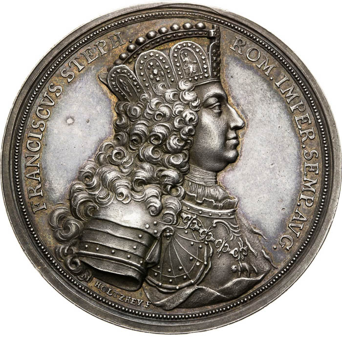 Strieborná medaila 1745 - averz