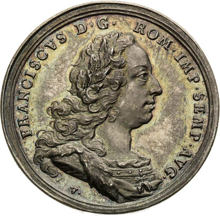 Strieborná medaila 1745 - averz