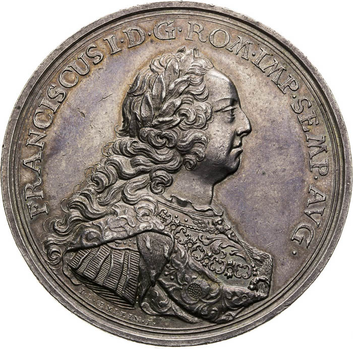 Strieborná medaila 1750 - averz
