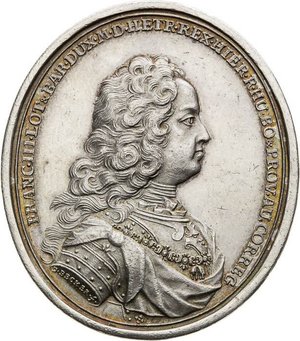 Strieborná medaila 1740 - averz