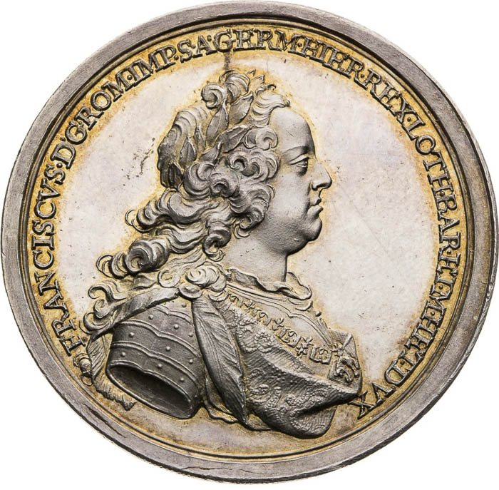 Strieborná medaila 1765 - averz