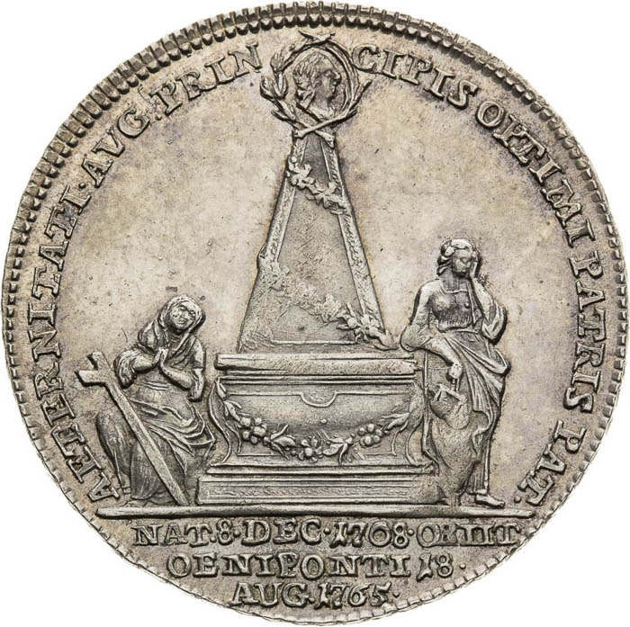 Silver Medal 1765 - back