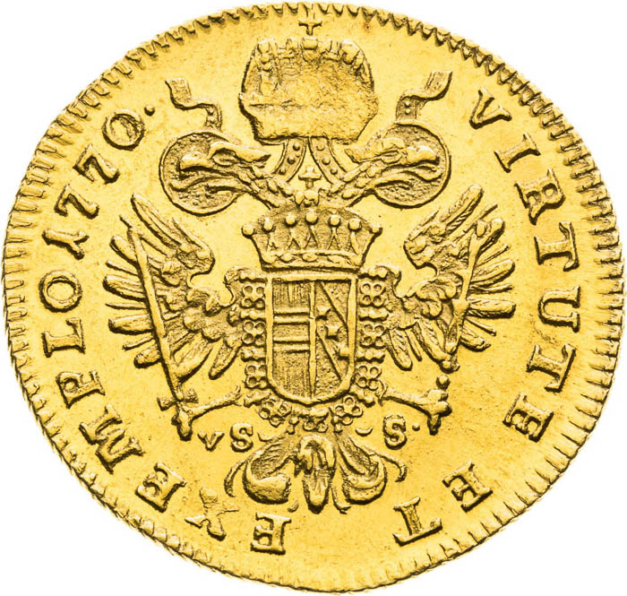 Ducat 1770 - back