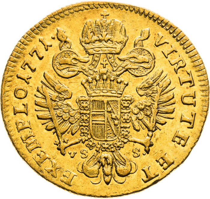 Ducat 1771 - back