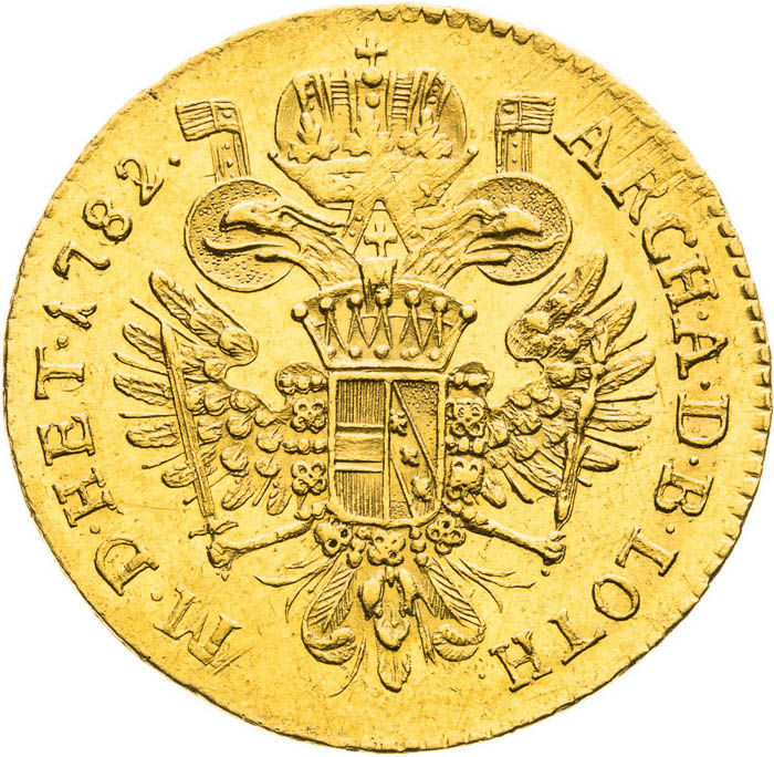 Ducat 1782 - back
