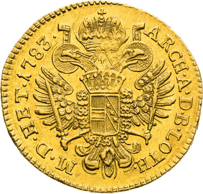 Ducat 1783 - back