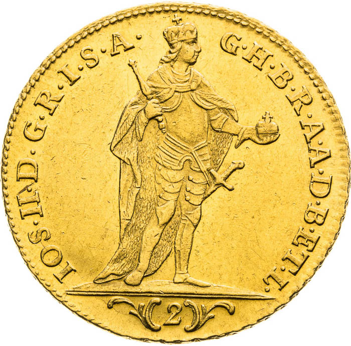 2 Dukát 1782 - avers