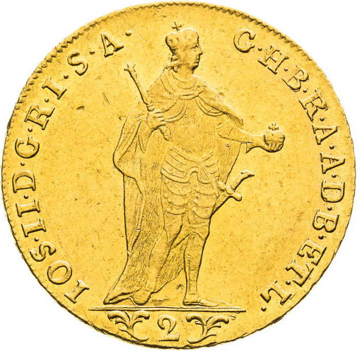 2 Dukát 1784 - avers