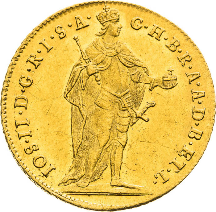 Dukát 1784 - avers