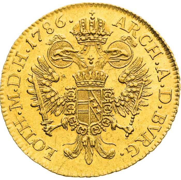 Ducat 1786 - back