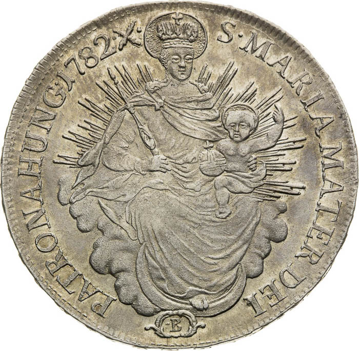 1/2 Thaler 1782 - back