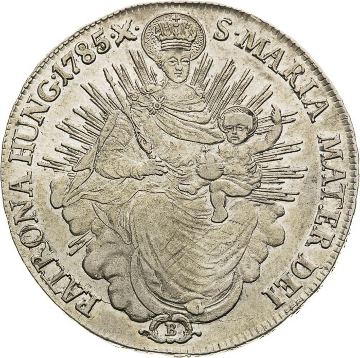 1/2 Thaler 1785 - back
